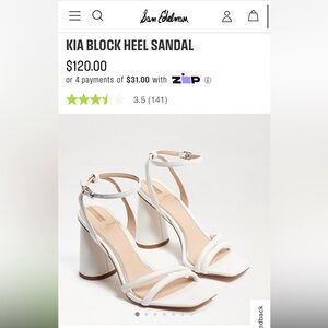 SamEdelman KIA Block Heel Sandal
